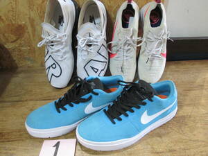 ★0425★① NIKE 26㎝ 3足 SB BRUIN HYPERFEEL/ZOOM FLY FK ニット/AIR MAX FLAIR　スニーカー ジョギング シューズ