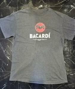 Tシャツ BACARDI バカルディ チャコール Mサイズ