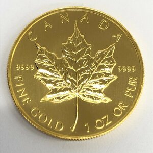 K24IG　カナダ　メイプルリーフ金貨　1oz　1996　総重量31.1g【CDBD7099】