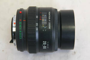 送料520円。中古。前玉に傷、曇り、カビ。ペンタックス SMC PENTAX-F 28-80mm F3.5-4.5　管理B3 1627 