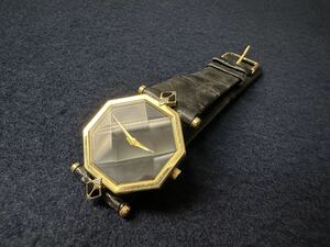[M04] フランクリンミント ブラックダイアモンドコレクション 黒文字盤 レディース腕時計 動作未確認