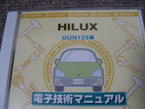 送料無料新品代引可即決《トヨタ純正GUN125新型ハイラックス修理書12系HILUX電子技術マニュアル絶版品2019MC電気配線図集新型車解説書整備