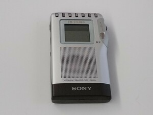 ソニー SRF-R600V ポータブルラジオ 本体 プレーヤー K60414