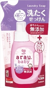 まとめ得 アラウベビー 洗たくせっけん詰替720ML 　 サラヤ 　 衣料用洗剤・自然派 x [16個] /h