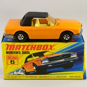 イギリス マッチボックス（matchbox） MERCEDES 350SL NEW6 No.6 1973
