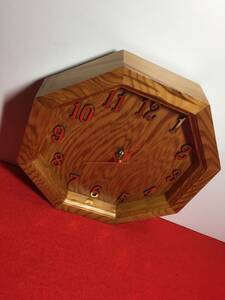 10 屋久杉 壁掛け時計 置き時計 銘木屋久杉工芸品 インテリア家具 世界遺産