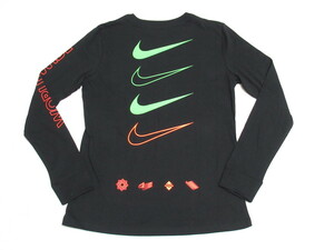 NIKE NSW WORLDWIDE 長袖 Tシャツ XL ナイキ L/S ロンT スウッシュ ロゴ プリント CV9174-010