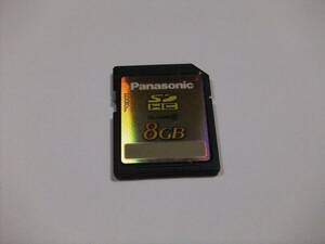 SDHCカード 8GB CLASS6 フォーマット済み 1枚 Panasonic