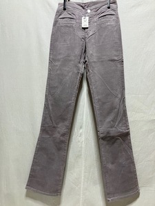 【CIMARRON/シマロン】ストレッチ コーデュロイ セミフレアパンツ BRAVA LT.GREY 28 新品デッドストック/希少/美脚/細身/伸縮性/スペイン製