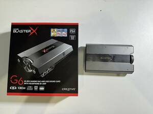 Creative Sound BlasterX G6 SB1770 高音質　ポータブル　ハイレゾ対応　ケーミング　USB DAC ジャンク