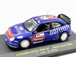 【現状品】IXO 1/43 シトロエン クサラ WRC #1 ラリー・ジャパン 2006 CITROEN XSARA RAM230 HO3-T60-7YA221