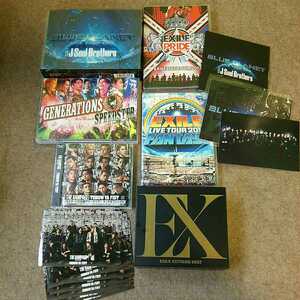 EXILE 3JSB GENERATIONS THE RAMPAGE LIVE DVD Blu-ray CD まとめて セット LDH アーティスト 中古 長期保管