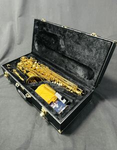 □ 【美品】Heinrich ヘインリッチ アルトサックス 彫刻有り 管楽器 純正ハードケース付 / 266066 / 517-3