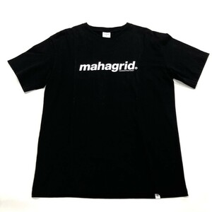 マハグリッド MAHAGRID ベーシックロゴ 半袖Ｔシャツ コットン ブラック M メンズ