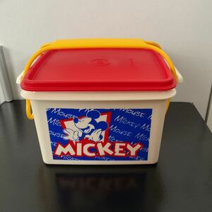 日本タッパーウェア Tupperware ディズニーキャラクターシリーズ ハンドル付き ミッキーマウス 長期保管品
