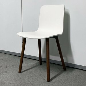 a◆【Vitra】HAL Wood/ハル ウッド チェア / ホワイト ジャスパー・モリソン ミーティングチェア ダイニングチェア