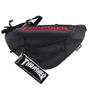 スラッシャー Coating Waist Bag ブラック×レッド #THR-145-9010 THRASHER 新品 未使用