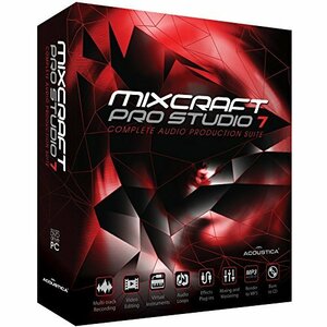 【中古】ACOUSTICA 動画編集機能付き音楽制作ソフト Mixcraft Pro Studio 7(ミックスクラフトプロスタジオセブン)