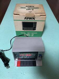 3.20 通電確認品　AIWA DATA RECORDER DR-2 未使用保管品　未確認ジャンク