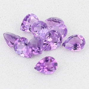 アメジスト（規格サイズPC4×3）1.35ct/10PC 【W-297】