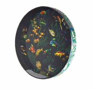 オーシャンドラム　魚柄　REMO Ocean Drum ET022210 魚柄　レモ　ワールドパーカッション　