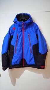 美品　DESCENTE　デサント　スキーウェア　ジャケット　Lサイズ　青/黒　ヒートナビ