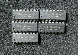 IC Motorola MC74HC237N 5個セット