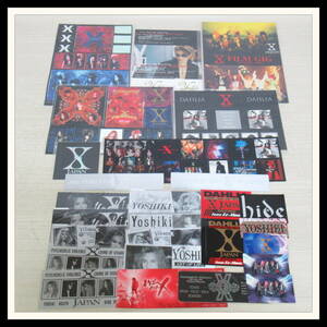 ▼X JAPAN★XJAPAN エックス 当時物 ステッカー まとめて★FILM GIGS/DAHLIA/ YOSHIKI TAIJI Toshl hide PATA【I5【R2024-03-27-893