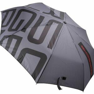 【PORSCHE Mororsports】折り畳み傘 UMBRELLA グレー