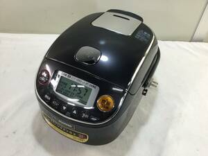 【25】NP-RZ05 ZOJIRUSHI 象印 圧力IH 炊飯器 炊飯ジャー 3合炊き 21年製 ブラック 中古品