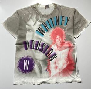 【XL】1990s Vintage WHITNEY HOUSTON Print Tee 1990年代 ヴィンテージ ホイットニー ヒューストン 両面プリント Tシャツ USA製 G1846