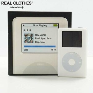 Apple/アップル MA079J/A A1099 iPod 第4世代 20GB ポータブルオーディオプレーヤー 動作確認済み /000