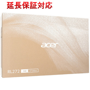 acer製 27インチ 液晶モニター Vero RL2 RL272ymiixv ダークグレー [管理:1000027077]
