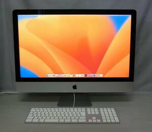 ■□iMac Retina 5K 27inch 2017/i7-7700K 4.2G/メモリ16G/512GB SSD/Radeon Pro 580/MNEA2J/A□■