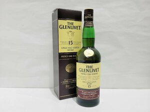 ▼グレンリベット　１５年　フレンチオークリザーブ　GLENLIVET　700ｍｌ　40％　スコッチウイスキー　古酒▼L000508