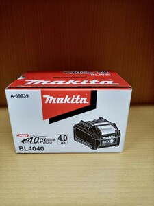 新品 未使用 未開封 出品多数　マキタ　makita 充電池 40Vmax BL4040 4.0Ah リチウムイオンバッテリー 