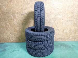 GM1358【送料無料165/70R14】4本 2020年製 ダンロップ ウィンターマックス 02 WM02 中古スタッドレス アクア スペイド 《即決》