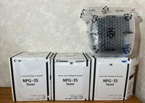 開封 未開封 CANON キヤノン NPG-35 ブラック トナーカートリッジ 3個セット 使用期限不明 インク 0703-01 