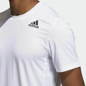 ●送料390円可能商品 アディダス ADIDAS 新品 メンズ テックフィット ストレッチ 機能 Tシャツ 白 XXLサイズ[GL9882-XO] 三 零★QWER