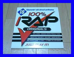 V.A. / 100% Rap Originals/Run-DMC/LL Cool J/De La Soul/Rob Base & DJ E-Z Rock/5点以上で送料無料、10点以上で10%割引!!!/2LP