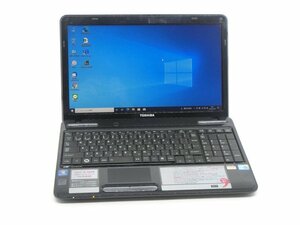 中古/15.6型/ノートPC/Windows10/爆速新品SSD256/4GB/i5-M480/TOSHIBA　T350/56BBD　Office搭載/HDMI/無線WIFI/テンキー