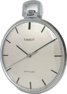 1円〜 H TISSOT ティソ スタイリスト 懐中時計 重量32.2g メンズ レディース 手巻き アンティーク ヴィンテージ 時計 6224404