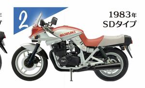 エフトイズ　F-toys ミニカー　ヴィンテージバイクキット　１０　スズキ　Katana SUZUKI GSX1100S 刀 1983 SDタイプ