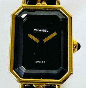  ♪ CHANEL シャネル プルミエール Mサイズ H0001 クォーツ レディース 腕時計 /266945/521-42