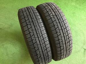 中古スタッドレスタイヤ ヨコハマ アイスガード50プラス IG50+ 165/60R15 165/60-15 2019年製造 2本