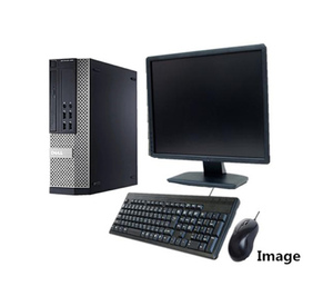 中古パソコン Windows 7 Pro 32Bit搭載 17インチ液晶セット/DELL Optiplex シリーズ Core i3～/メモリ4GB/新品SSD480GB/DVD-ROM