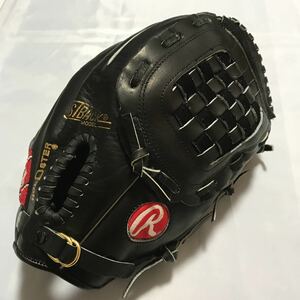 レア Rawlings ローリングス MLBプロモデル ホセカンセコ 極美品 一般軟式野球 ブラック ヴィンテージ ベースボールグラブ メジャーリーグ