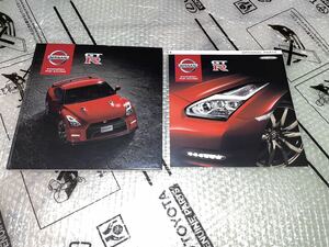 ☆良品☆ ニッサン NISSAN GT-R GTR R35 カタログ2014年 2015年 アクセサリー 本 純正 セット 2冊 コレクション マニア