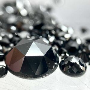 〔天然ブラックダイヤモンドおまとめ〕m 10ct 裸石 宝石 diamond jewelry ジュエリー black 
