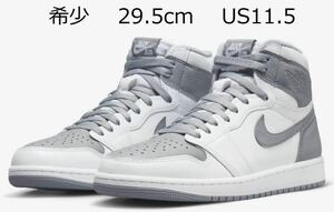 希少29.5cm Nike Air Jordan 1 High OG Stealth US11.5 ナイキ エアジョーダン1 ステルスTaxi Shadow SB Dunk Black and Smoke 555088-037